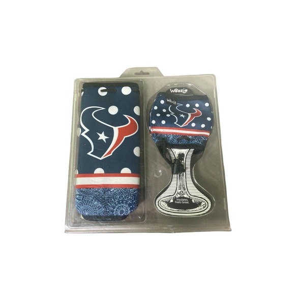 Houston Texans WINE GLASS NEOPRENE WOOZIES SET‎ NEW - Picture 8 of 8